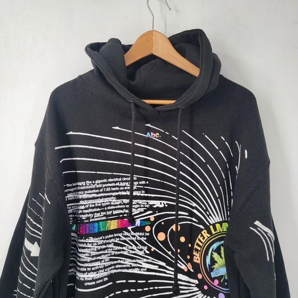 Advisory Board Crystals x Lil Wayne Men's Large Rare Carter V ABC Black Hoodie - Picture 4 of 15